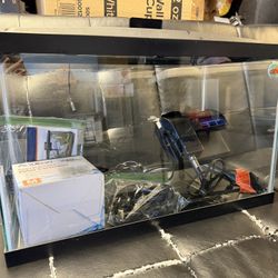 10 Gallon Aqueon Tank, Filter, Heater