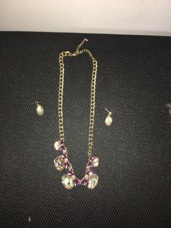 Purple necklace