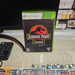 Jurassic Park: The Game (Microsoft Xbox 360, 2011) CIB, Tested & Working