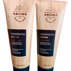 Bath & Body Works 8oz Body Cream Set - Cedarwood Sauna