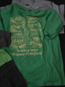 Smokey Bear Graphic T-Shirt bundle