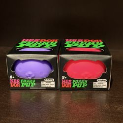 Needoh Funky Pup Purple & Pink 