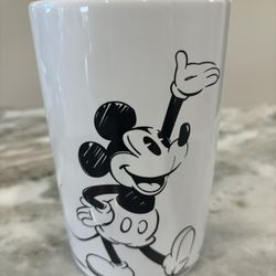 Mickey Mouse Black and White Utensil Holder 