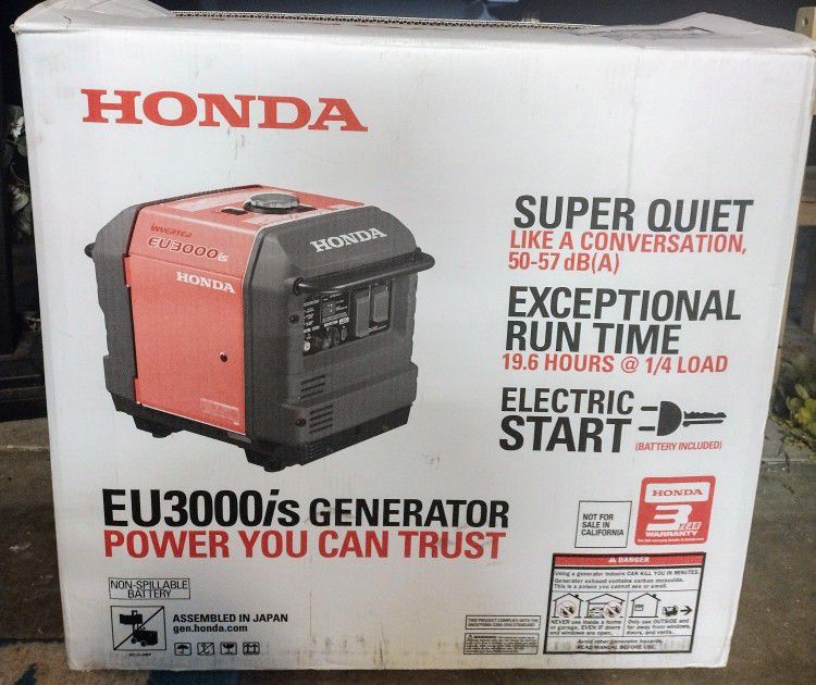 Honda Generator  EU3000is  