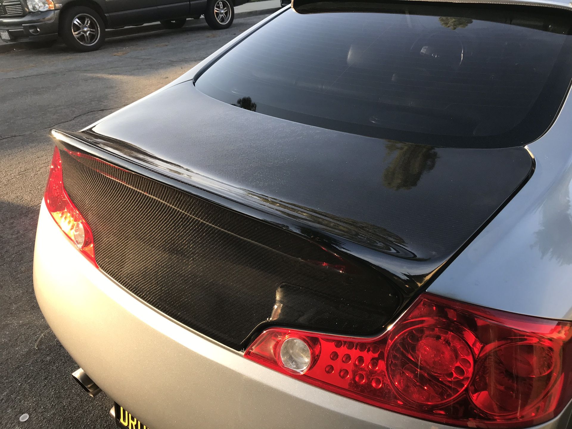 Carbon Fiber duckbill trunk G35 g35 parts