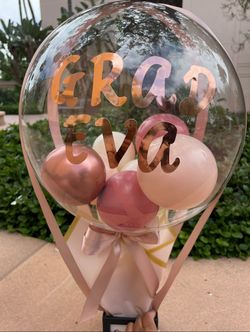 Graduation Present Bubble Balloon Bouquet Grad Birthday