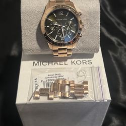 Rose Gold Michael Kors Watch 