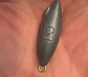 inline trolling sinker
