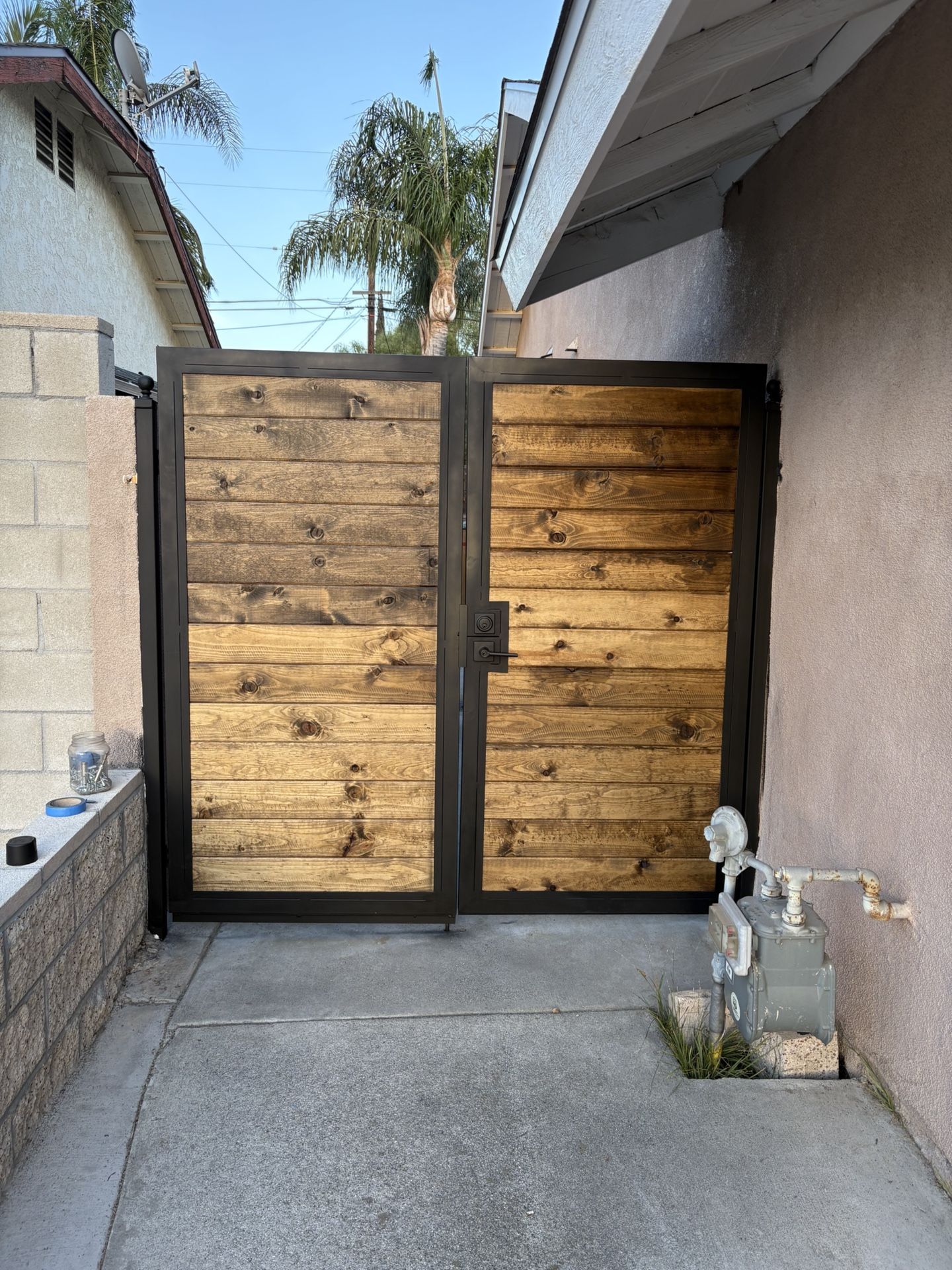 Wooden Metal Gates
