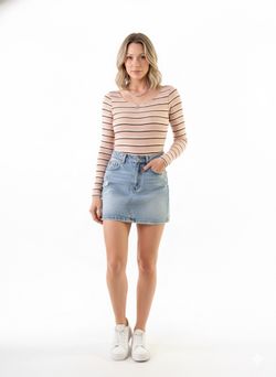 Striped Long Sleeve Bodysuit