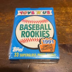 Baseball Rookie Toys r Us Cards