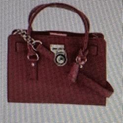 Michael Kors Saffiano Leather Top Handle Bag