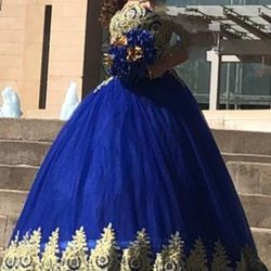 Vestido De Xv Años Azul 