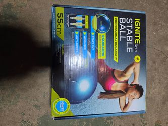 Workout balls.