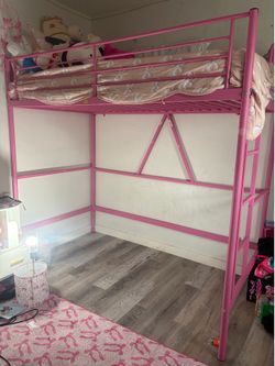 Pink TWIN loft bed