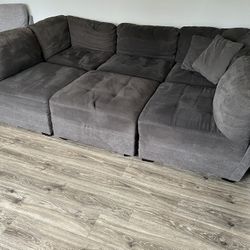 6 Piece Costco Modular Sectional Couch