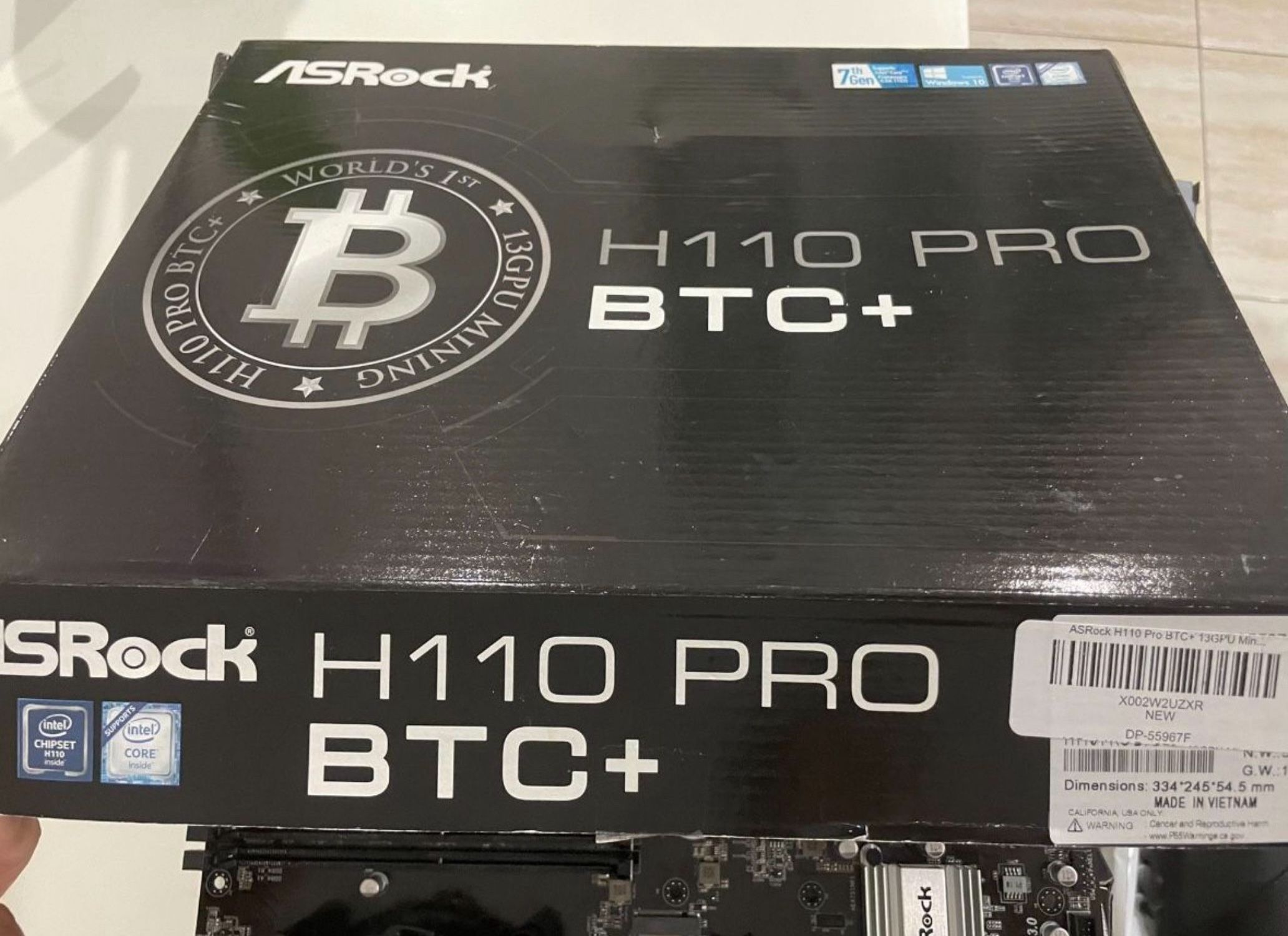 Mother Asrock H110 Pro + Intel Celeron