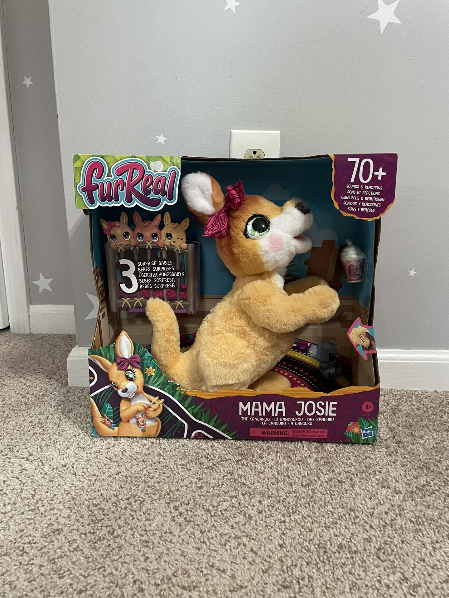 FurReal friends Mama Josie The Kangaroo Interactive Pet Toy, 70+ Sounds & Reactions