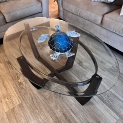 4 piece coffee, end, console table set