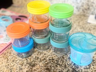 Baby glass jars