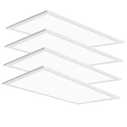 WYZM 2 ft. x 4 ft. 175-Watt Equivalent Integrated LED Troffer Panel Light (4pack