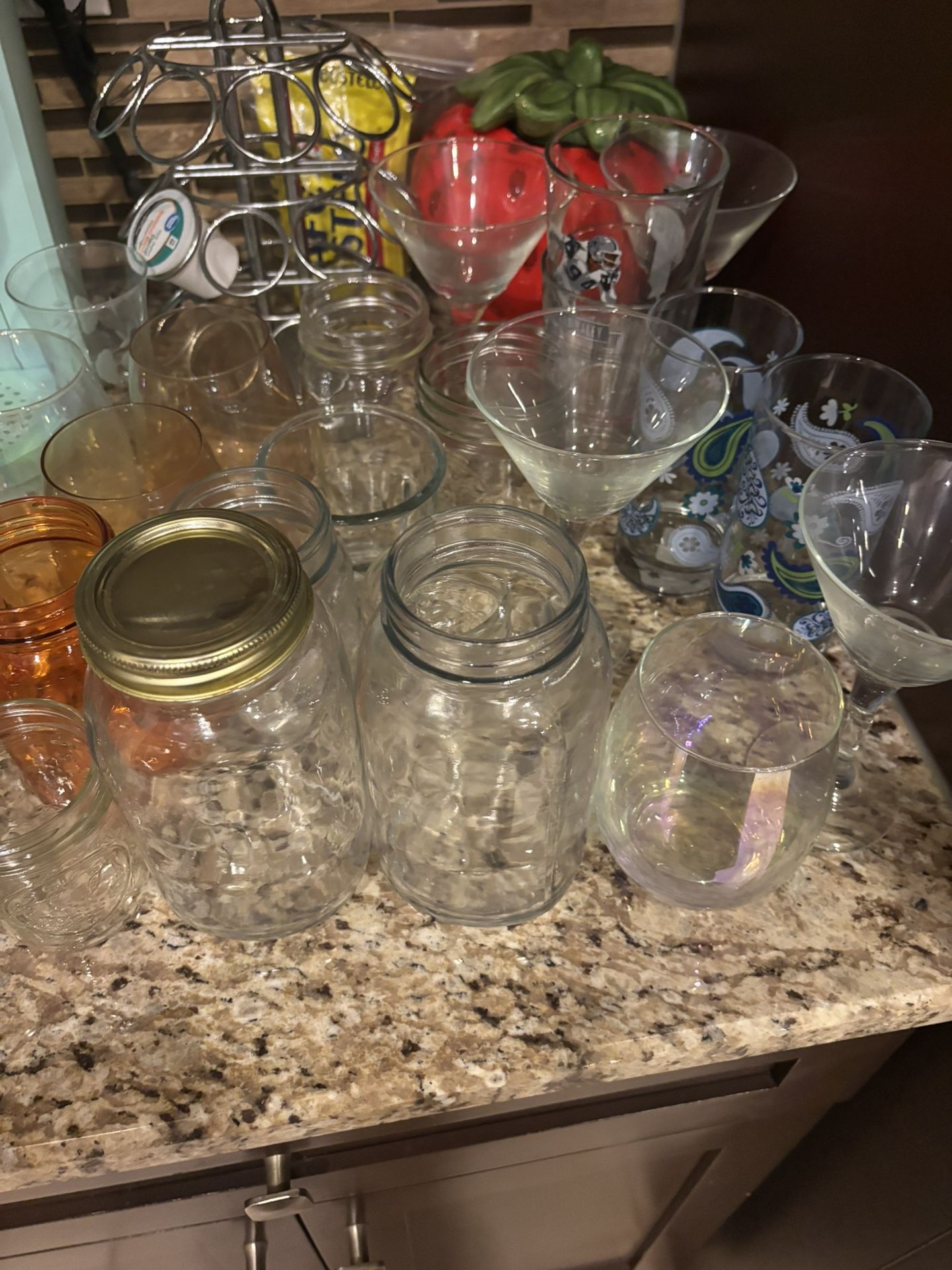 All Mason Jars And Glasses