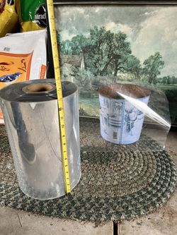 Roll Of Clear Plastic.