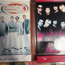 Vintage 2000 Lot 2 Backstreet Boys Musical Poster Sealed Y2K Try Me NOS Boy Band