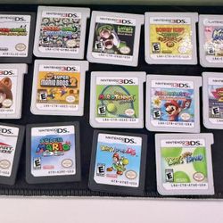 Nintendo 3DS + DS Mario / Luigi RPG + Kirby + Donkey Kong Mega Bundle (14 Games)