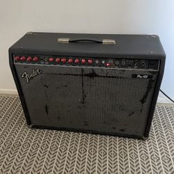 Fender Pro 185 Red Knob Guitar Amp Loud Clean Solid State