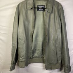 Green Leather Jacket 