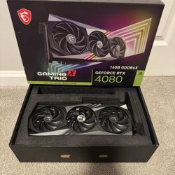 MSI Gaming X Trio 4080 Graphics Card