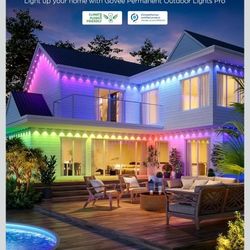 Govee Permanent Outdoor Lights Pro, 150ft with 90 RGBIC LED Lights for Daily and Accent Lighting, 75 Scene Modes for Outdoor Decor, IP67 Waterproof, W
