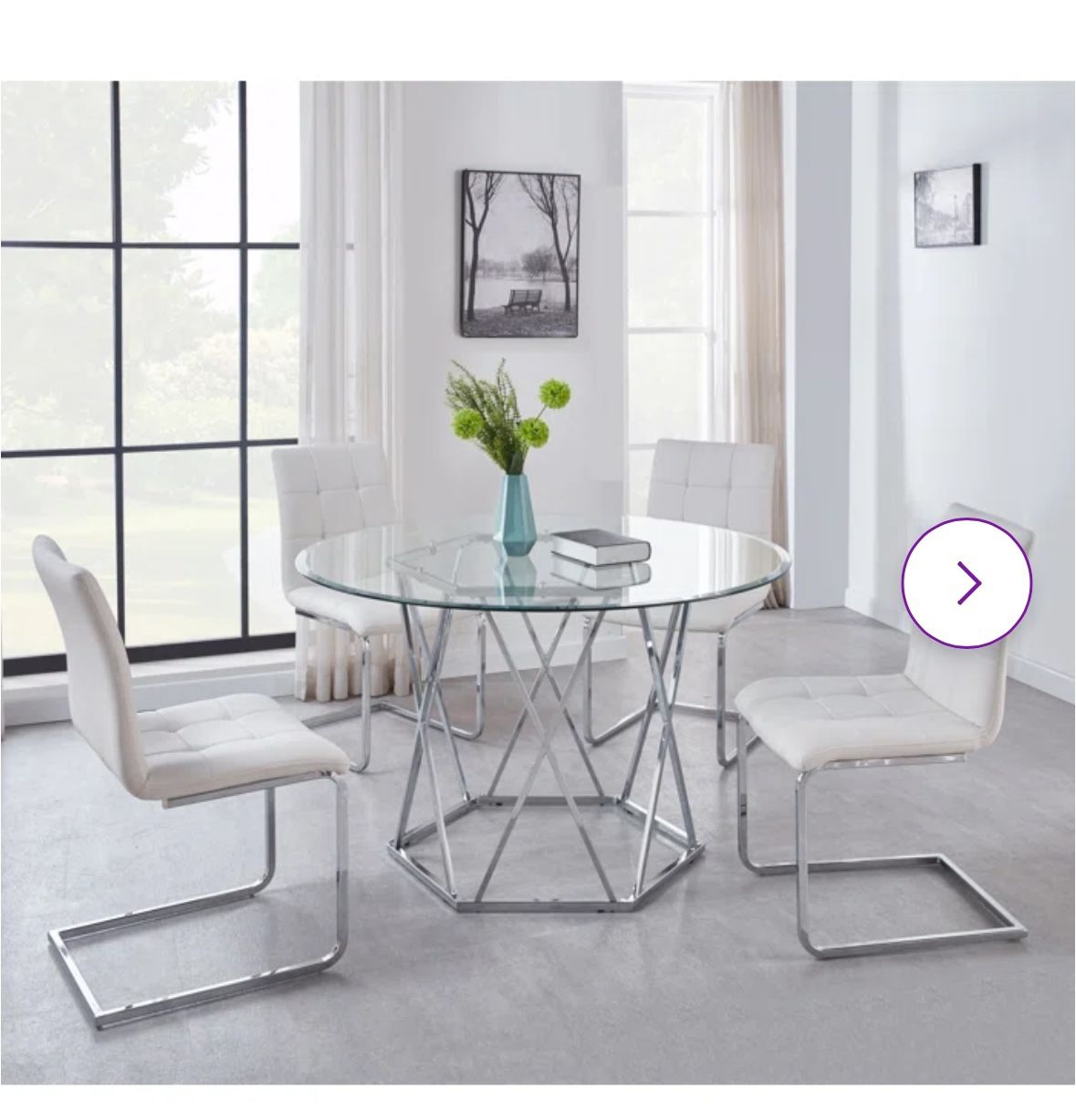 Glass Dining Room Set