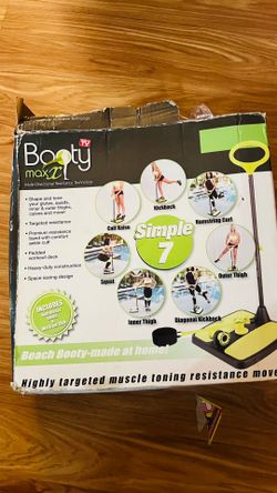 Booty Max Home Workout Resistance Band Training for Summer-Ready Toned Body