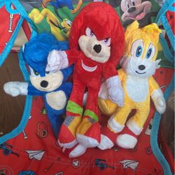 Sonic The Hedgehog And Friends Plush