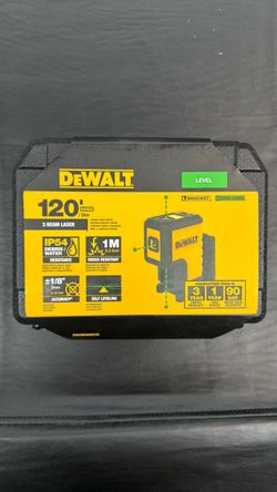 DEWALT 3 Beam Green Laser Level 120ft DW08302CG
