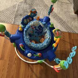 NEPTUNE OCEAN JUMPER WITH 360° SWIVEL, 4 HEIGHTS, REMOVABLE TOYS