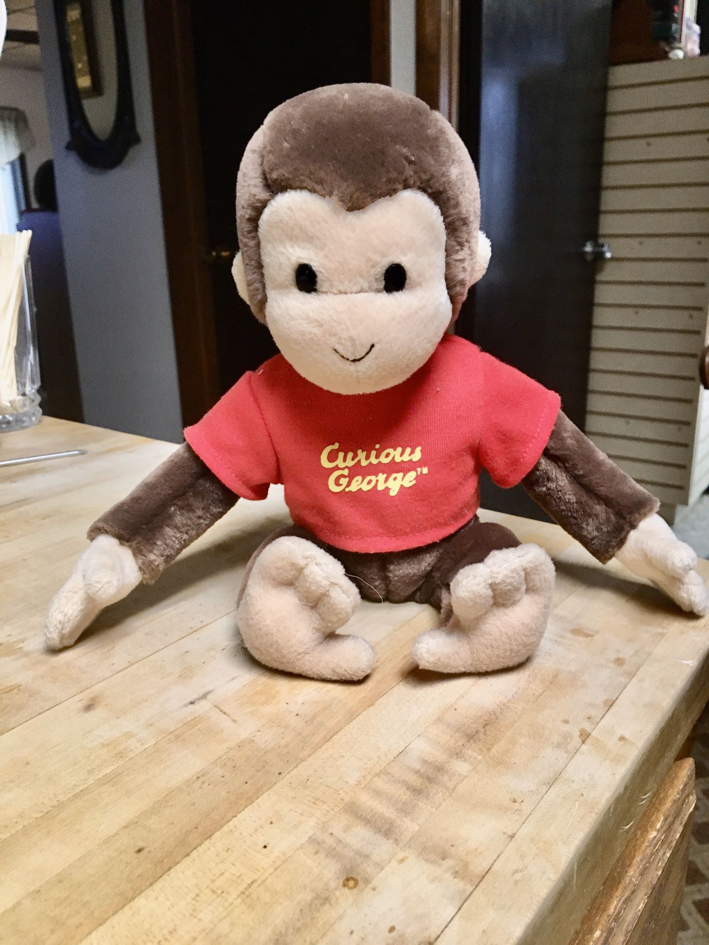 Curious George stuffed animal by Gund