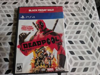 Rare Deadpool Playstation 4 game