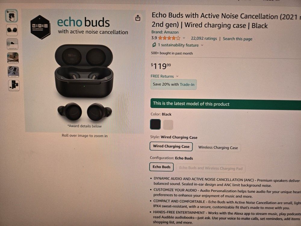 Amazon Noise Canceling Headphones Were 120