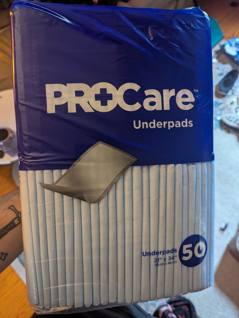 Procare Underpads 50 Pk