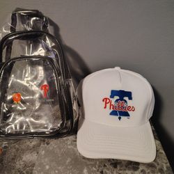 Philadelphia Phillies Jim Beam Hat And Bag