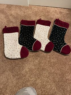 4 Christmas stockings All For $20 