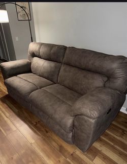 Microfiber Power Reclining Sofa