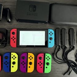 Nintendo Switch Bundle with Lots of Joy-Cons
