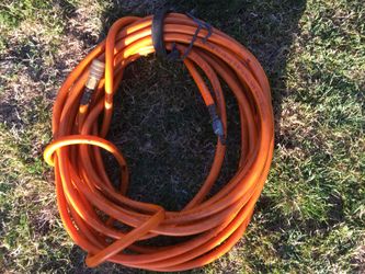 Air hose load bar gas tank tow hitch take all