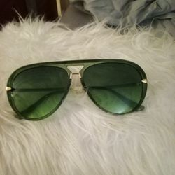 Money Green!! Aviator New Green And Gold!