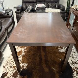 Dark Oak Dining Table 