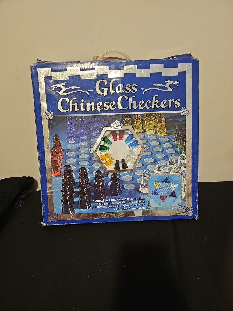 Glass Chinese Checkers